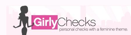 Girly Checks Personal Checks Logo